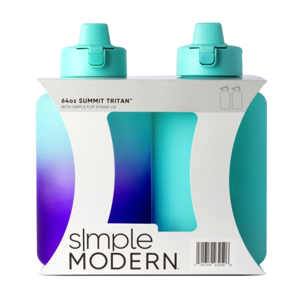 NWT Simple Modern 64-oz Water Bottles 2 pack